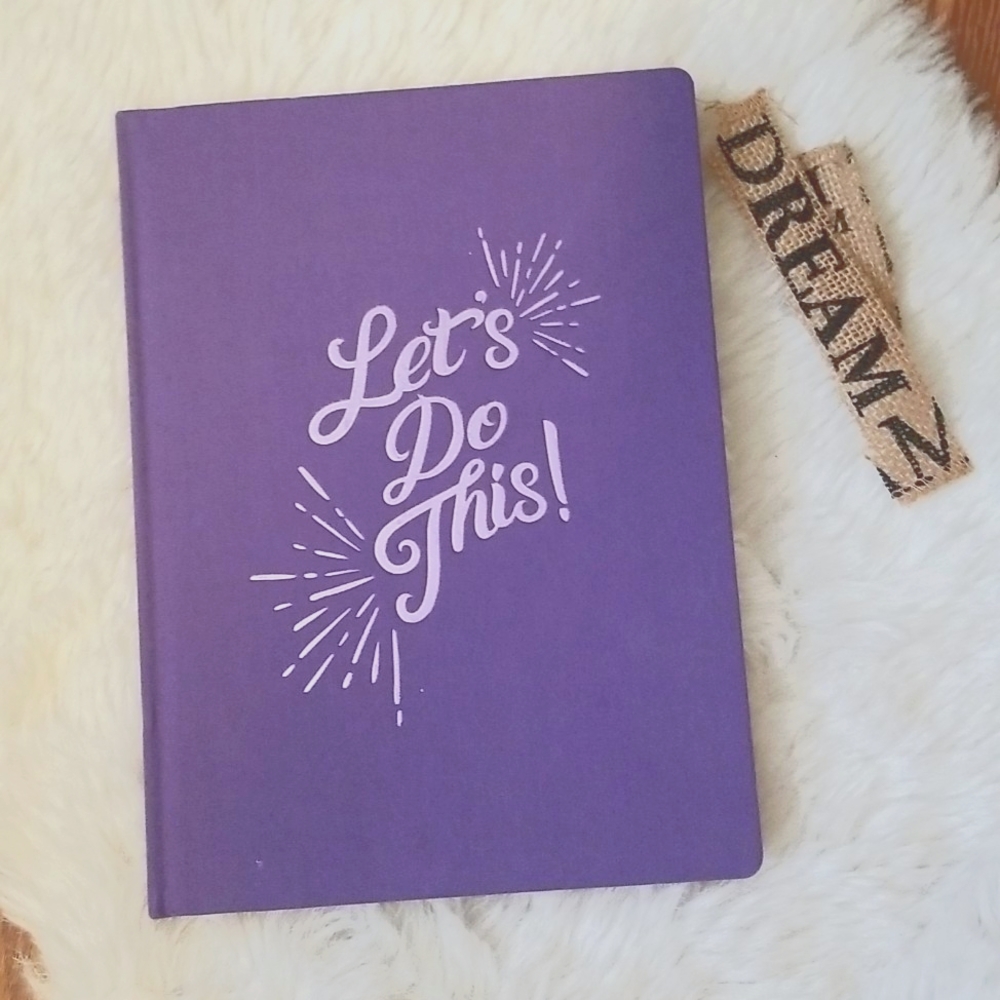 Hardcover jumbo undated planner.  Let's do this!After you let them & you do you